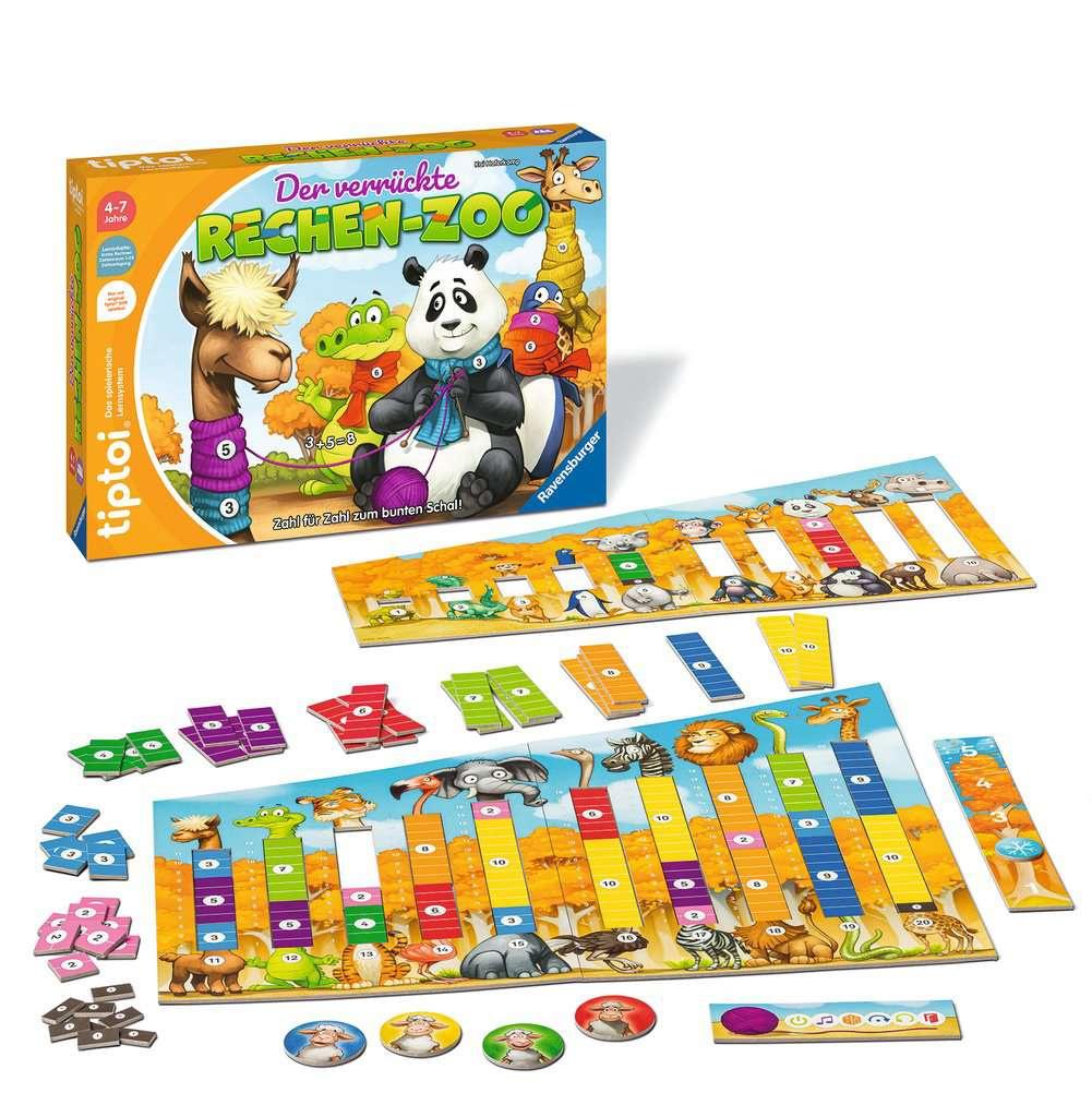 Ravensburger tiptoi - Der verrückte Rechen-Zoo - Lernspiel ab 4 Jahren
