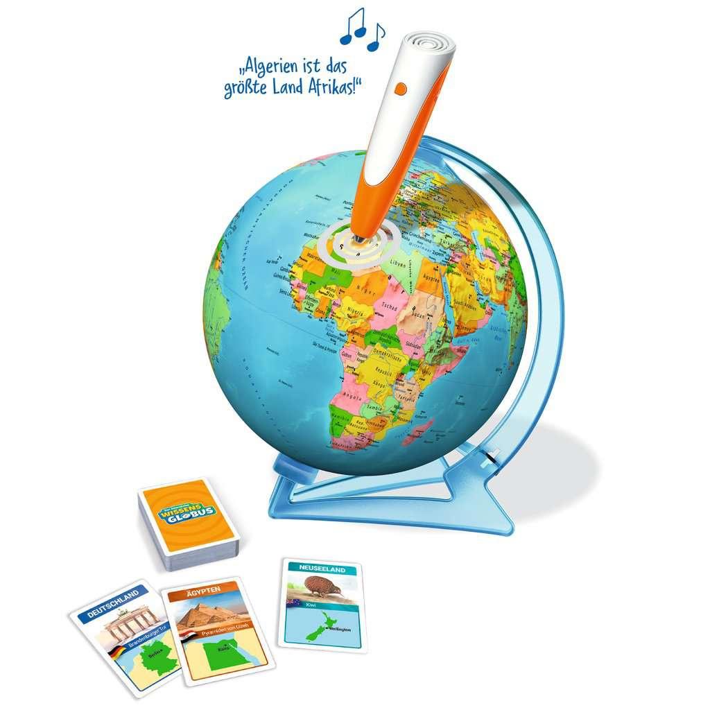 Produktbild Ravensburger tiptoi - Spiel - Der interaktive Wissens-Globus - Lern-Globus für Kinder, lehrreicher Globus 4 von 5