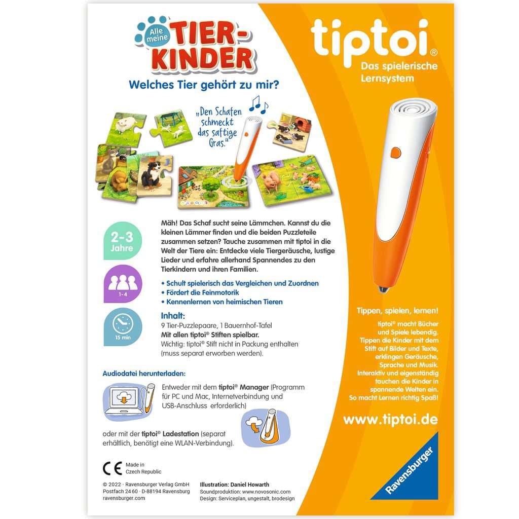 Produktbild Ravensburger tiptoi - Spiel - Alle meine Tierkinder 2 von 9