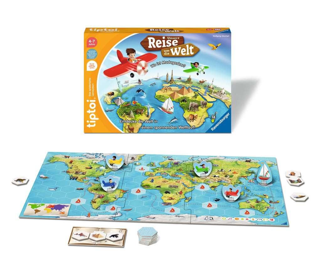 Produktbild Ravensburger tiptoi - Spiel - Unsere Reise um die Welt - Lernspiel ab 4 Jahren, lehrreiches Geografiespiel 3 von 5