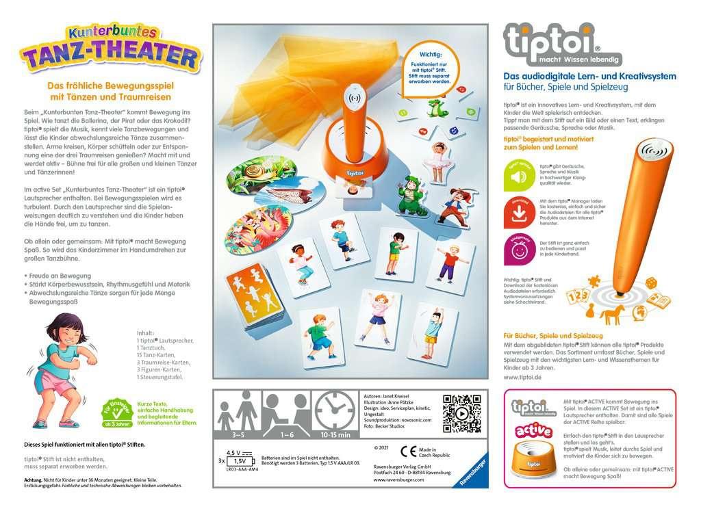 Produktbild Ravensburger tiptoi - Spiel ACTIVE Set Kunterbuntes Tanz-Theater, Bewegungsspiel ab 3 Jahren 5 von 8
