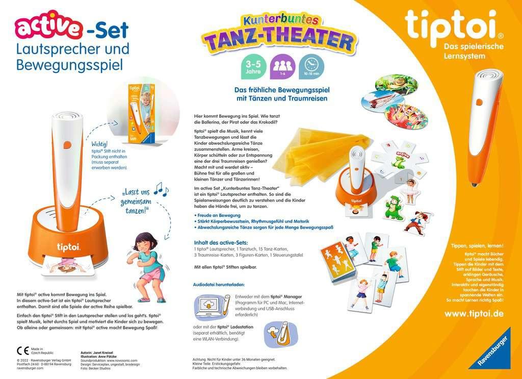 Produktbild Ravensburger tiptoi - Spiel ACTIVE Set Kunterbuntes Tanz-Theater, Bewegungsspiel ab 3 Jahren 6 von 8