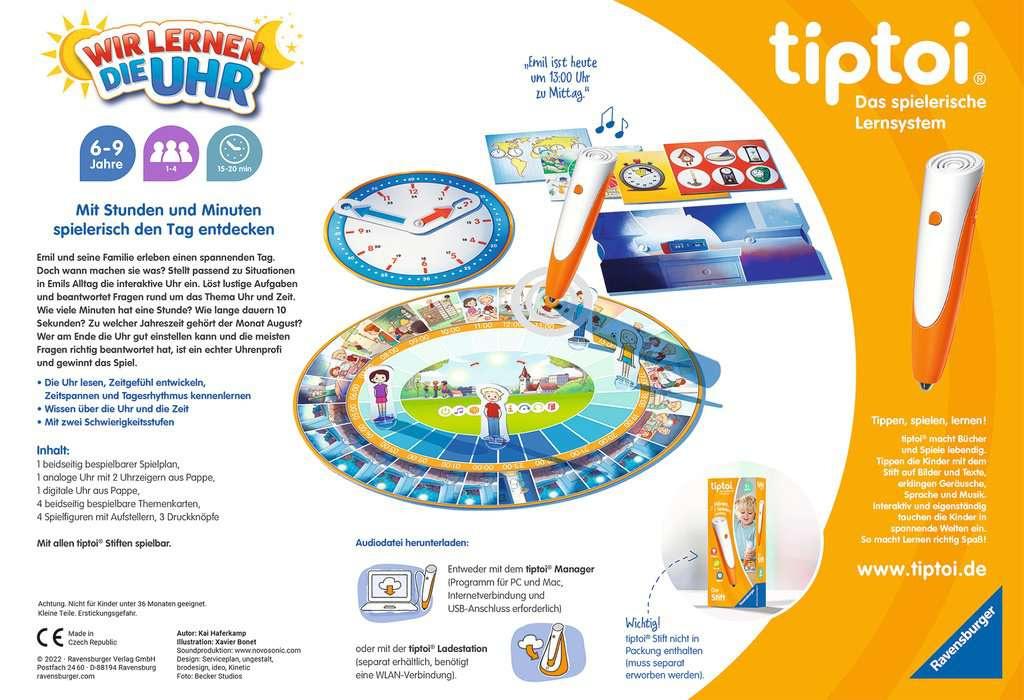 Produktbild Ravensburger tiptoi - Spiel - Wir lernen die Uhr - interaktives Lernspiel ab 6 Jahren 2 von 4