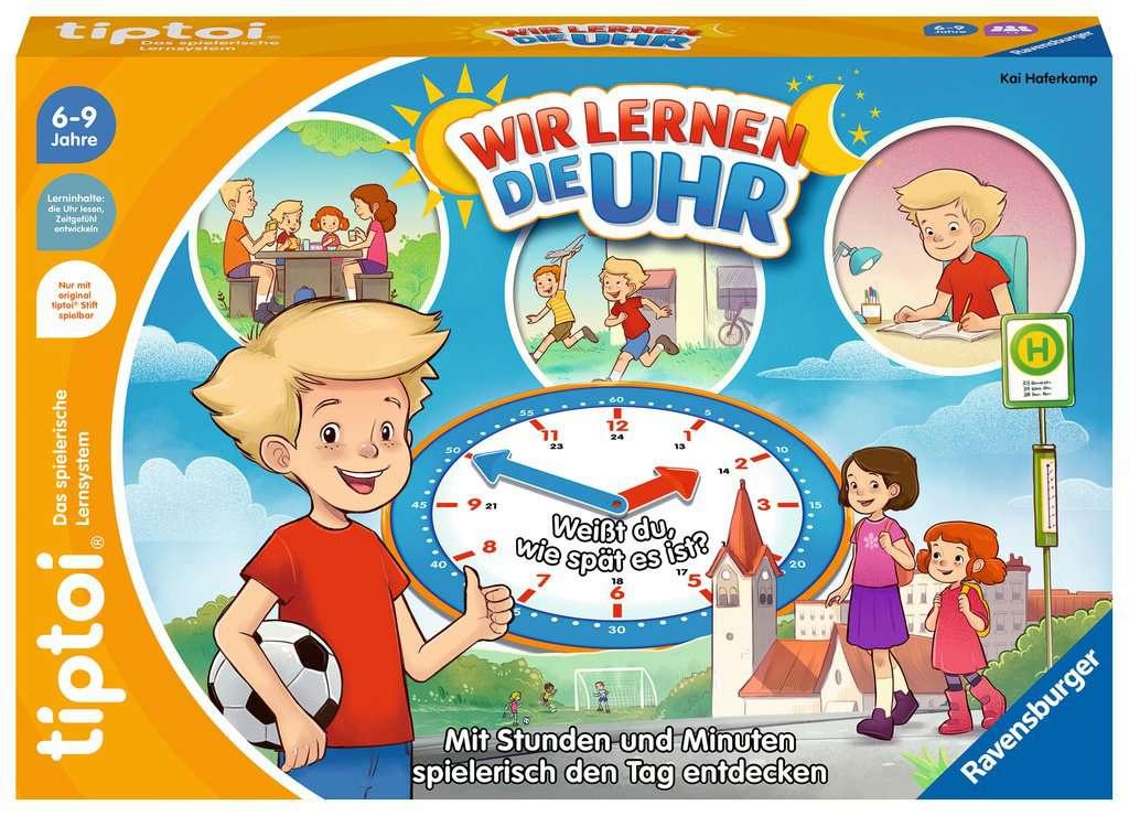 Ravensburger tiptoi - Spiel - Wir lernen die Uhr - interaktives Lernspiel ab 6 Jahren