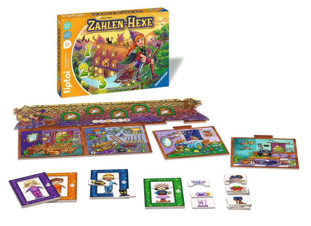 Produktbild Ravensburger tiptoi - Spiel Zahlen-Hexe, Zählen lernen von 1 - 10 für Kinder ab 3 Jahren 2 von 5