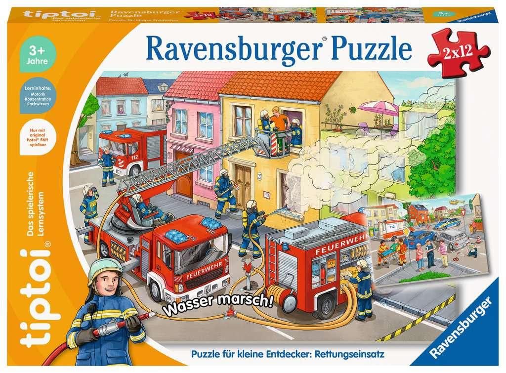 Ravensburger tiptoi - Puzzle Puzzle für kleine Entdecker: Rettungseinsatz, Puzzle für Kinder ab 3 Jahren, für 1 Spieler