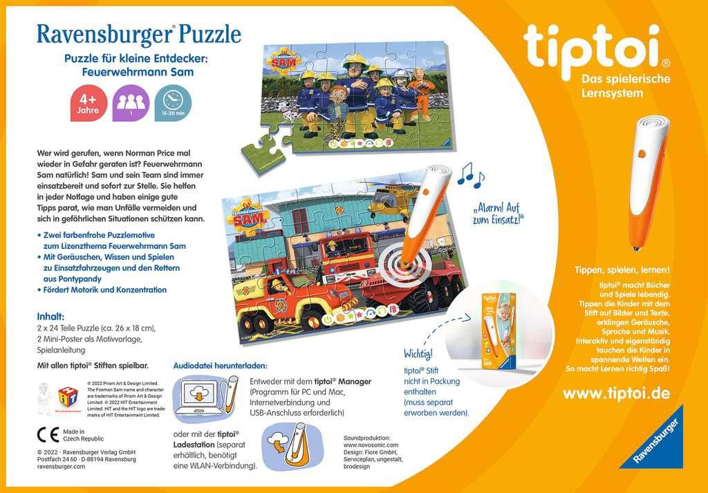 Produktbild Ravensburger tiptoi - Puzzle Puzzle für kleine Entdecker: Feuerwehrmann Sam, Kinderpuzzle 2 von 7