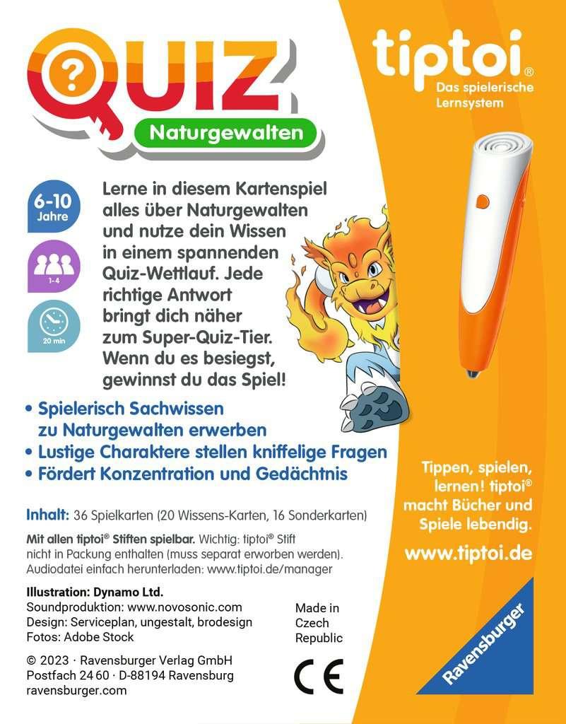 Produktbild Ravensburger tiptoi 00167 Quiz Naturgewalten, Quizspiel für Kinder ab 6 Jahren, für 1-4 Spieler 4 von 4