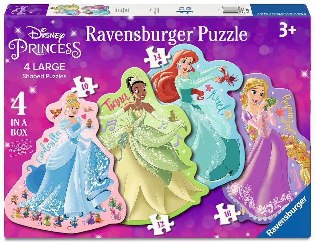 Ravensburger Kinderpuzzle 03082 - Liebe das Leben! - 4 konturgeformte Puzzles mit 10, 12, 14 und 16 großen