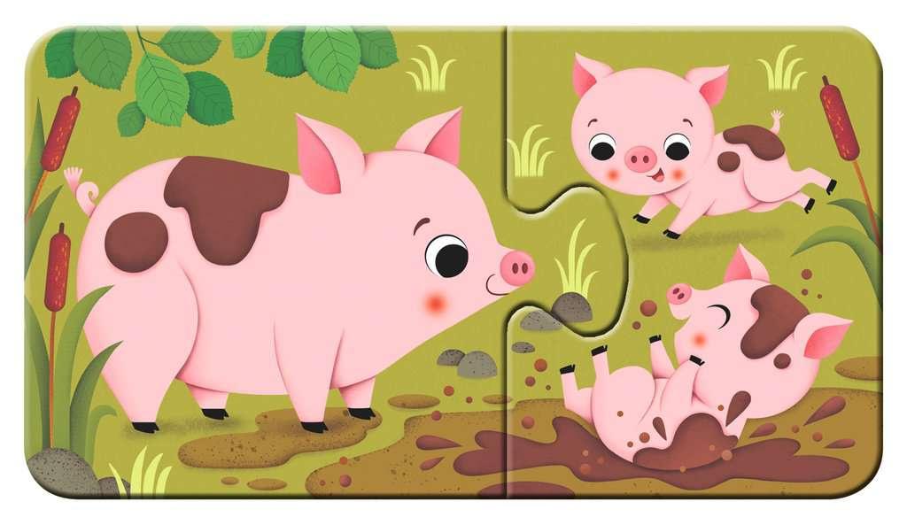 Produktbild Ravensburger Puzzle - Tiere und ihre Kinder - 9x2 Teile my first Puzzle für Kinder ab 2 Jahren 9 von 11