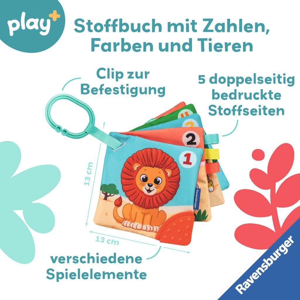 Produktbild Ravensburger 4854 play+ Mein allererstes Spielbuch: Zahlen und Farben, Stoffbuch, Kuschelbuch, Farben, Zahlen 4 von 4