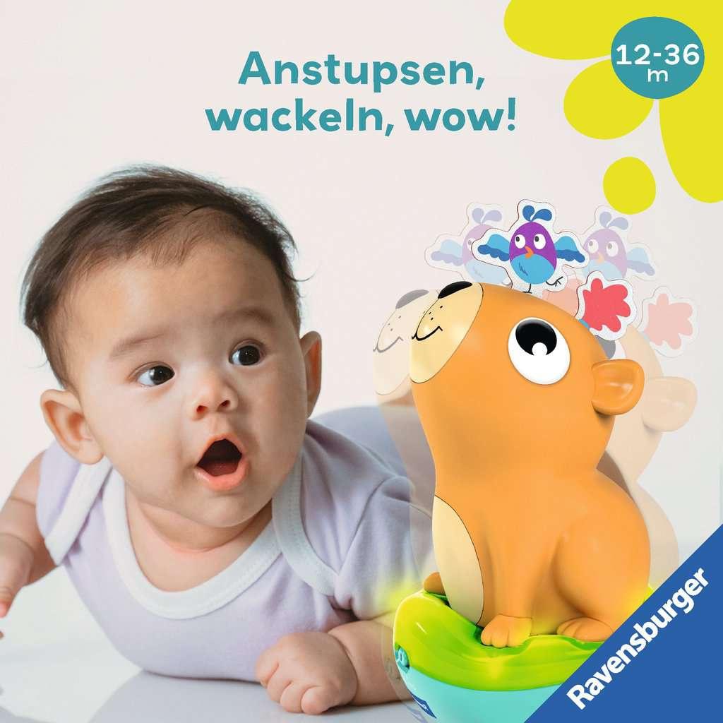 Produktbild Ravensburger 4874 play+ Musikalischer Stehauf-Kreisel: Capybara, Roly-Poly, Steh-auf-Männchen, Licht- und Sound-Spielzeug 3 von 4