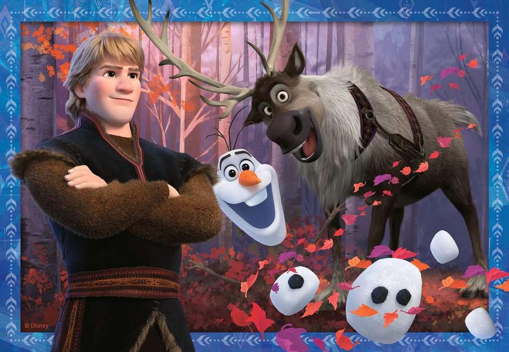 Produktbild Ravensburger Puzzle - Frozen, Frostige Abenteuer, 2x24 Teile 3 von 4