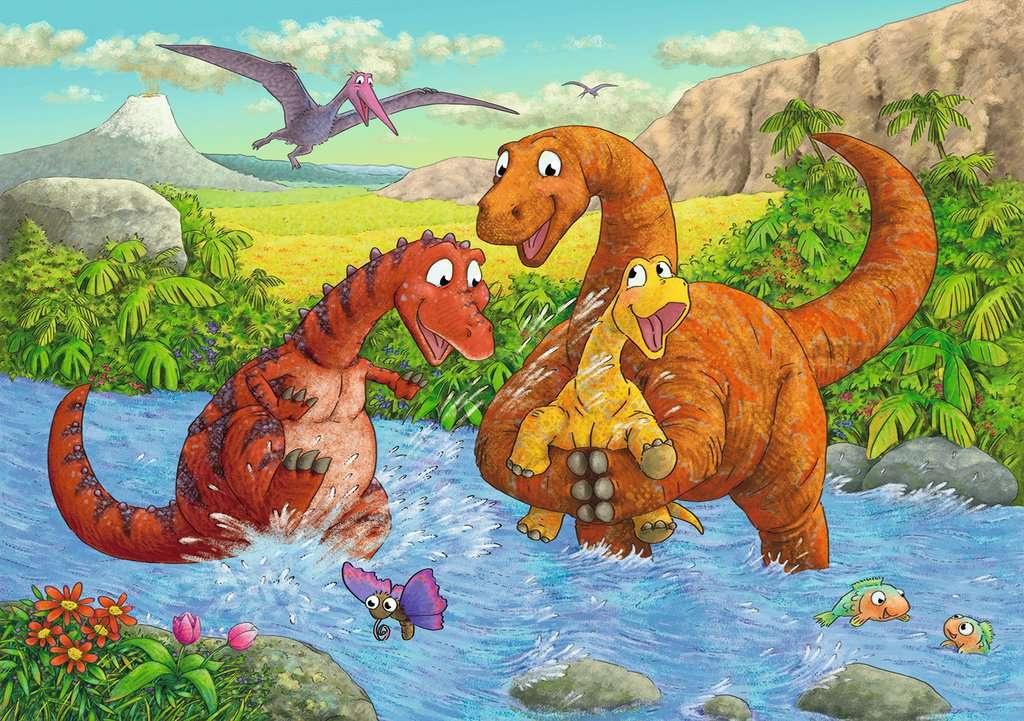 Produktbild Ravensburger Puzzle - Spielende Dinos, 2x24 Teile 2 von 3