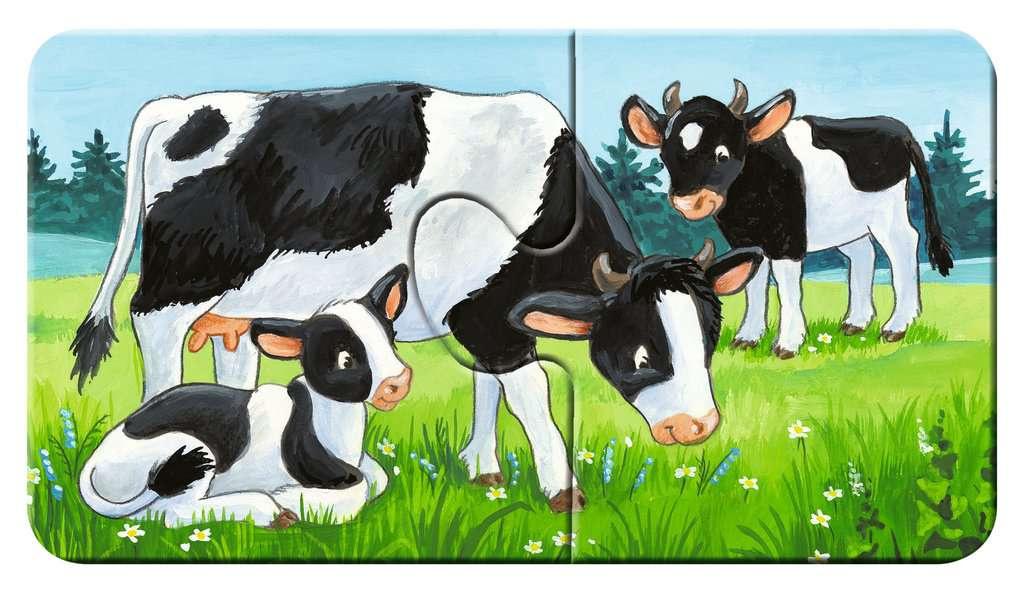 Produktbild Ravensburger Puzzle - Tierfamilien auf dem Bauernhof, 9 x 2 Teile 2 von 10