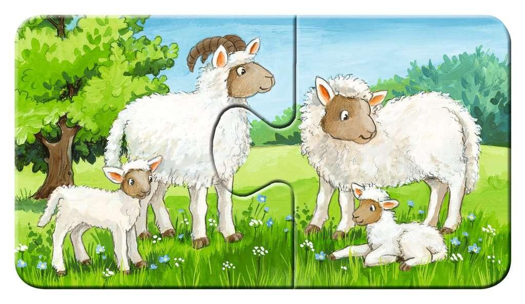Produktbild Ravensburger Puzzle - Tierfamilien auf dem Bauernhof, 9 x 2 Teile 4 von 10