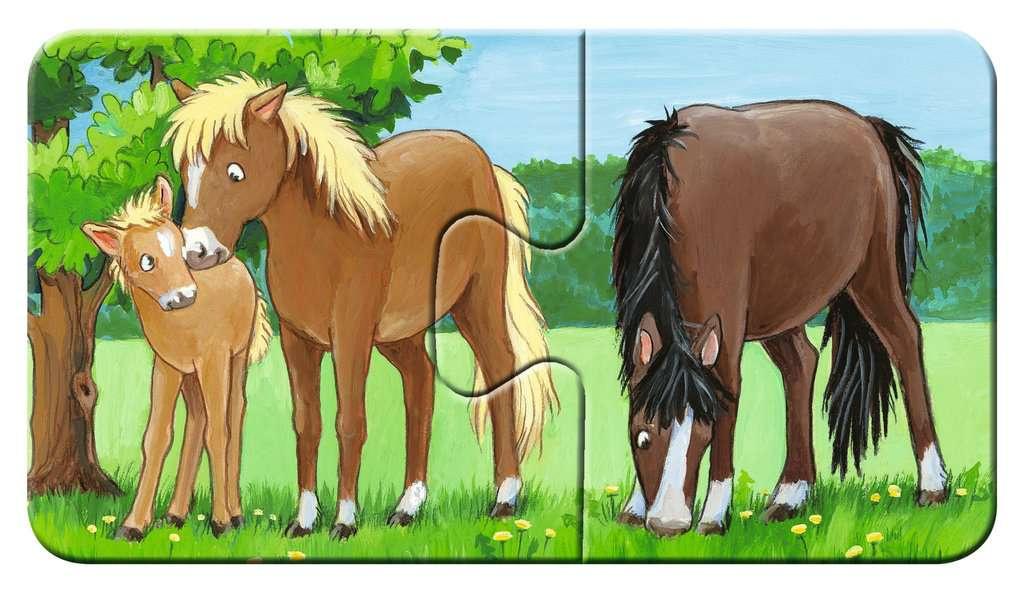 Produktbild Ravensburger Puzzle - Tierfamilien auf dem Bauernhof, 9 x 2 Teile 6 von 10