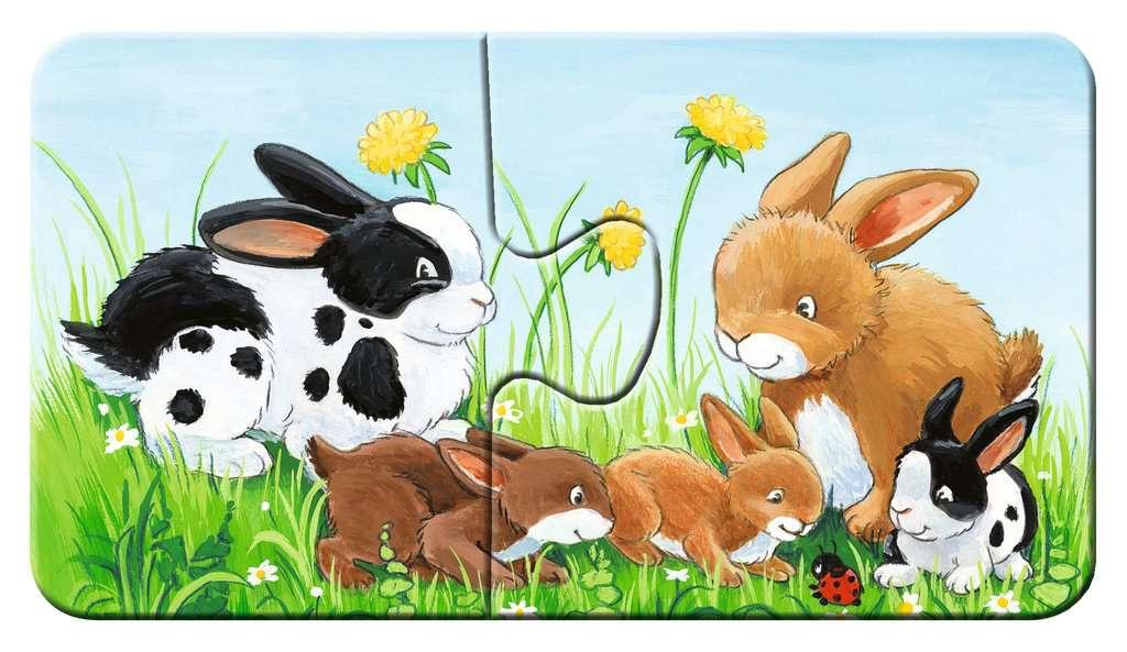 Produktbild Ravensburger Puzzle - Tierfamilien auf dem Bauernhof, 9 x 2 Teile 7 von 10