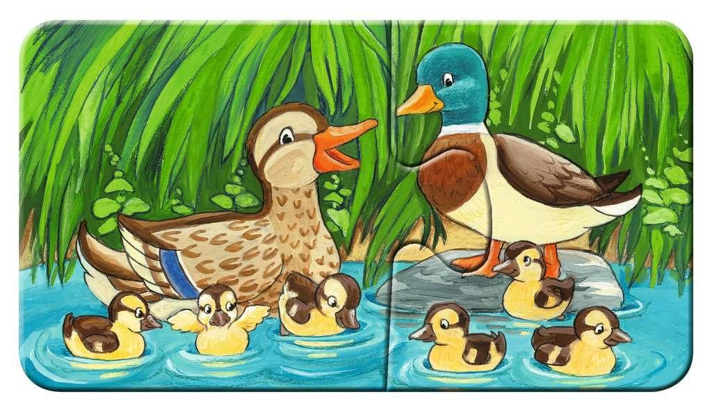 Produktbild Ravensburger Puzzle - Tierfamilien auf dem Bauernhof, 9 x 2 Teile 8 von 10