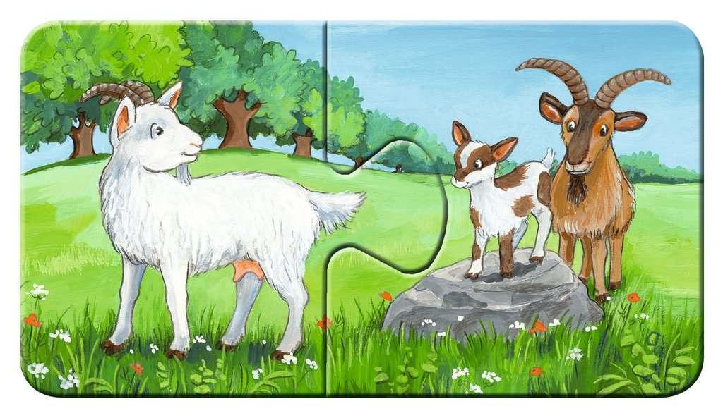 Produktbild Ravensburger Puzzle - Tierfamilien auf dem Bauernhof, 9 x 2 Teile 9 von 10