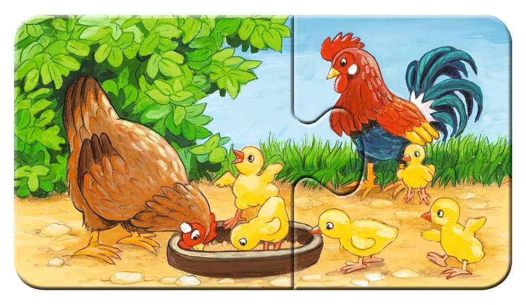 Produktbild Ravensburger Puzzle - Tierfamilien auf dem Bauernhof, 9 x 2 Teile 10 von 10