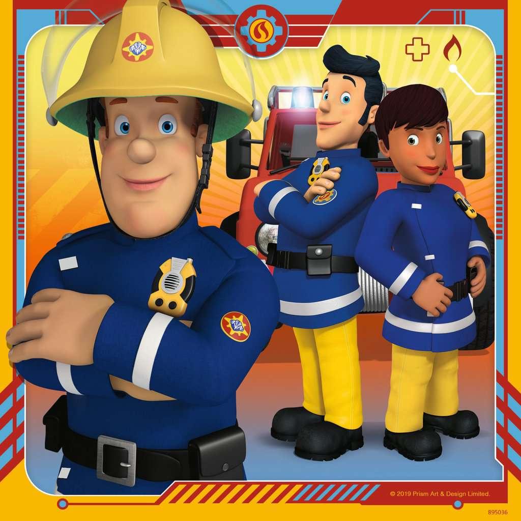 Produktbild Ravensburger Puzzle - Feuerwehrmann Sam, Unser Held Sam, 3 x 49 Teile 3 von 4
