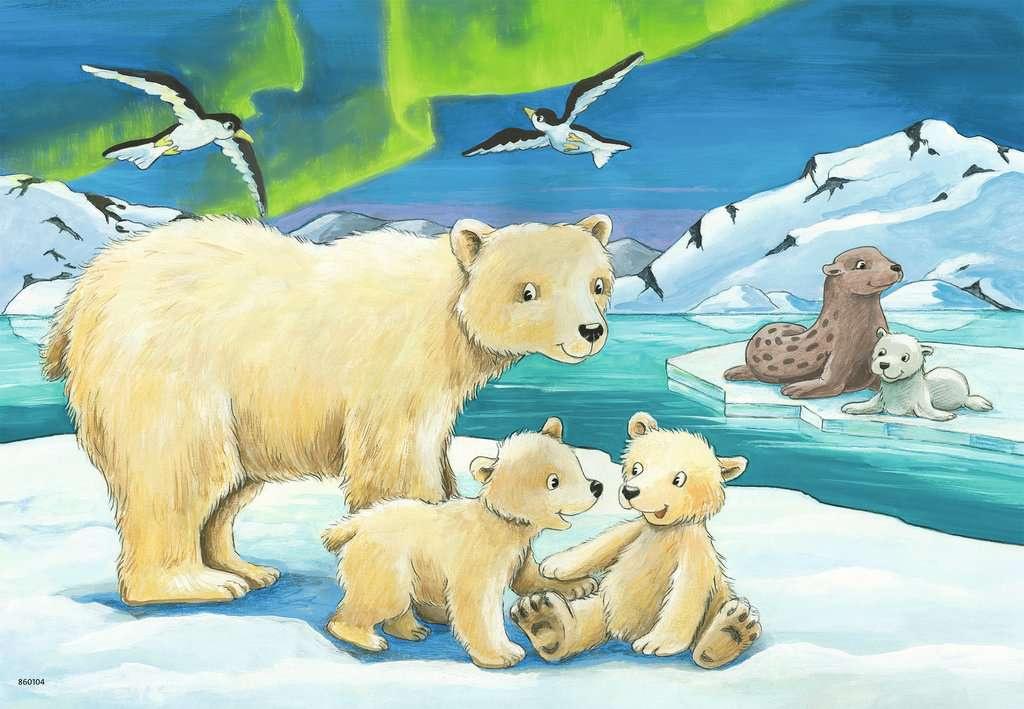 Produktbild Ravensburger Puzzle - Tierkinder aus aller Welt, 2 x 12 Teile 3 von 3