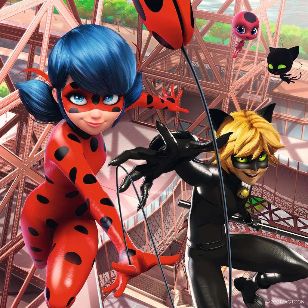 Produktbild Ravensburger Puzzle - Unsere Helden Ladybug und Cat Noir - 3x49 Teile Miraculous Puzzle für Kinder ab 5 Jahren 2 von 4