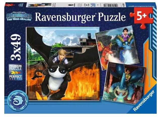 Ravensburger Puzzle - Dragons: Die 9 Welten - 49 Teile