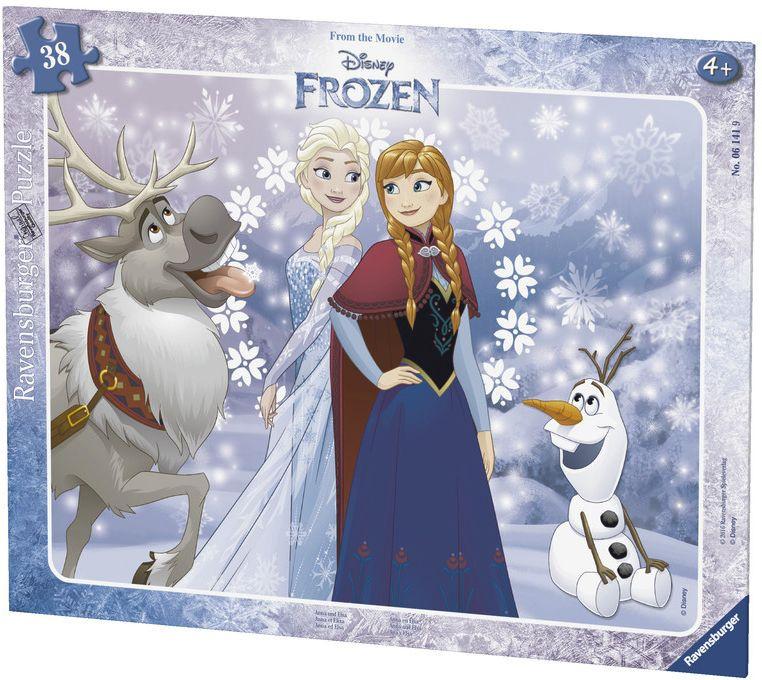 Ravensburger Puzzle - Rahmenpuzzle - Frozen - Anna und Elsa, 40 Teile