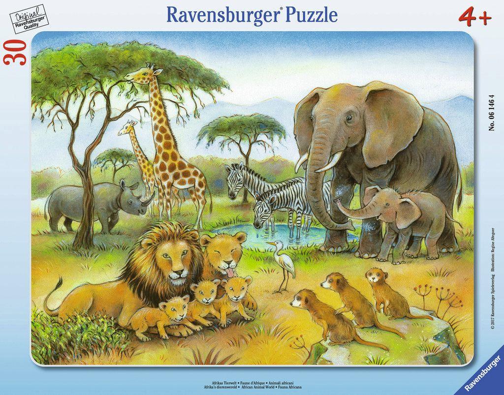 Ravensburger Puzzle - Afrikas Tierwelt, 30 Teile
