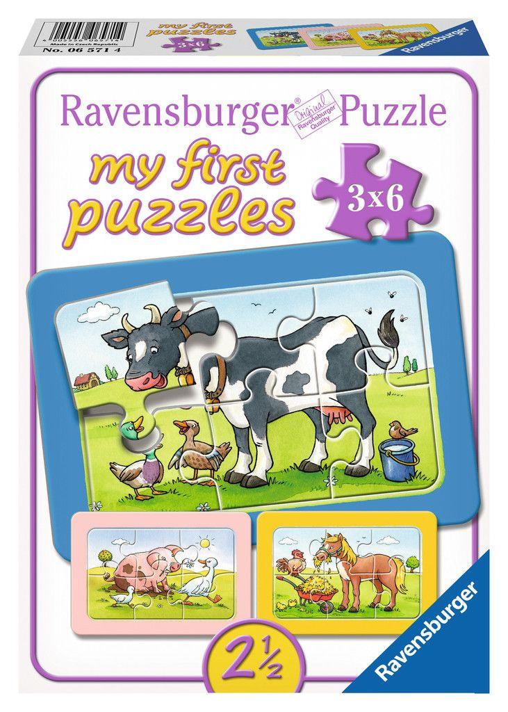 Ravensburger Puzzle - my first Rahmenpuzzle - Gute Tierfreunde, 6 Teile