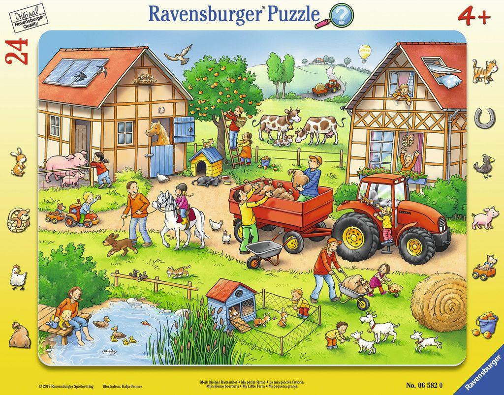 Ravensburger Puzzle - Rahmenpuzzle - Mein kleiner Bauernhof, 24 Teile