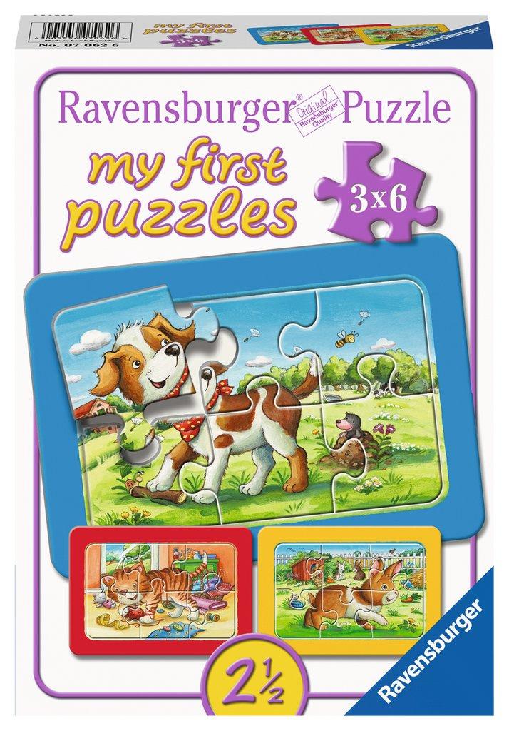 Ravensburger Puzzle - my First Puzzle - Meine Tierfreunde, 6 Teile