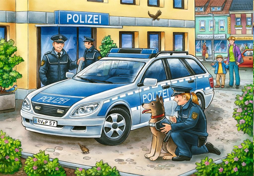 Produktbild Ravensburger Puzzle - Polizei und Feuerwehr, 2x12 Teile 2 von 3