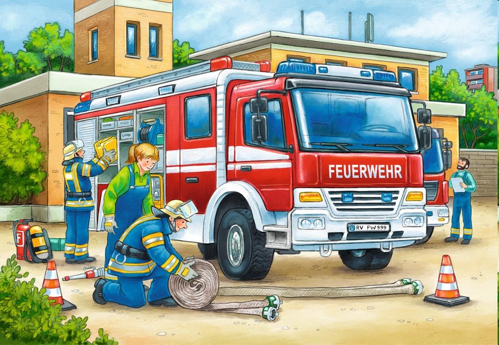 Produktbild Ravensburger Puzzle - Polizei und Feuerwehr, 2x12 Teile 3 von 3