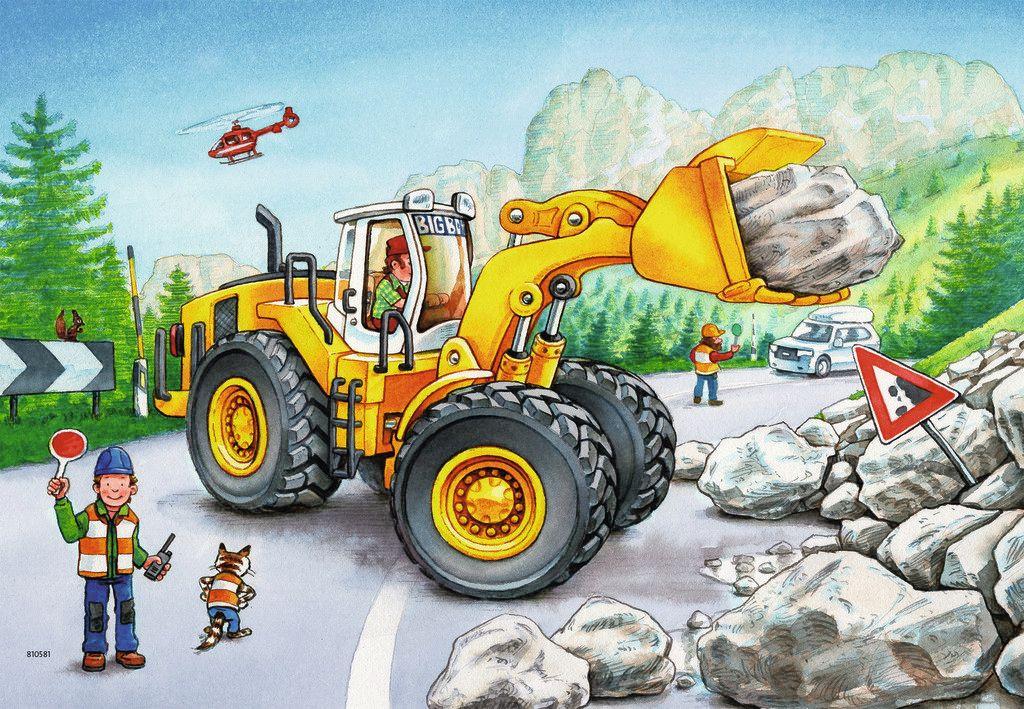 Produktbild Ravensburger Puzzle - Bagger und Waldtraktor, 2x24 Teile 3 von 3
