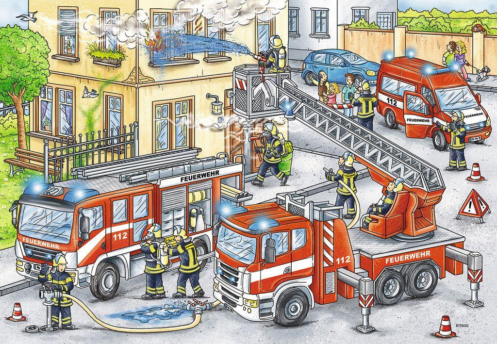 Produktbild Ravensburger Puzzle - Helden im Einsatz, 2x24 Teile 2 von 3