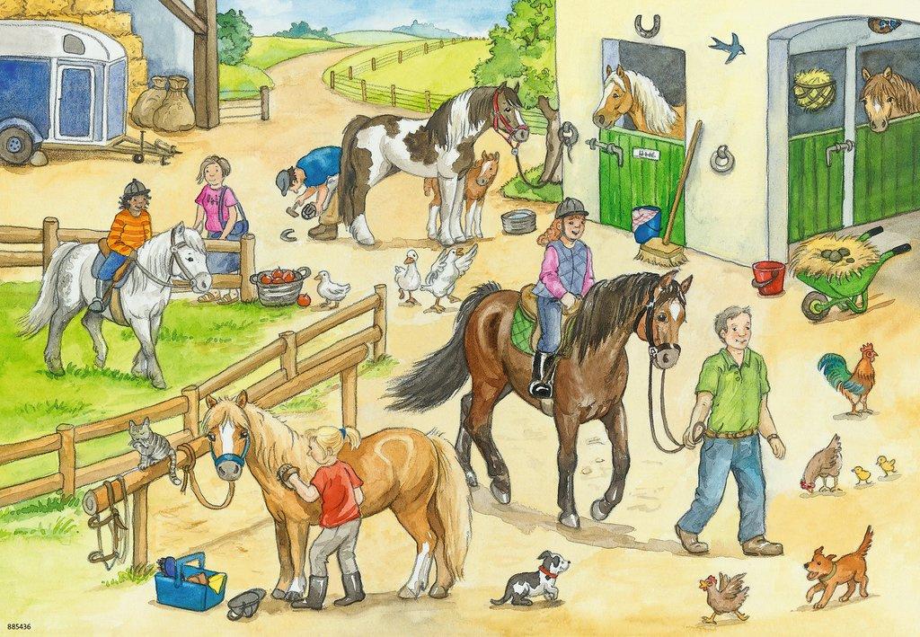 Produktbild Ravensburger Puzzle - Auf dem Pferdehof, 24 Teile 2 von 3