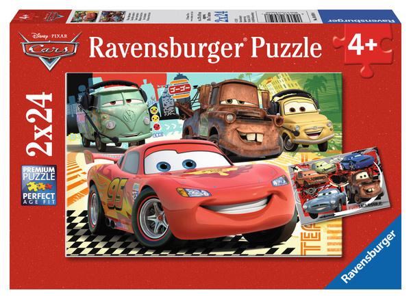 Ravensburger Puzzle - Cars Neue Abenteuer, 2x24 Teile