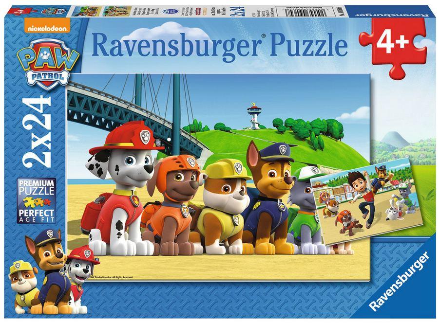 Produktbild Ravensburger Puzzle - Heldenhafte Hunde, 2x24 Teile 2 von 5