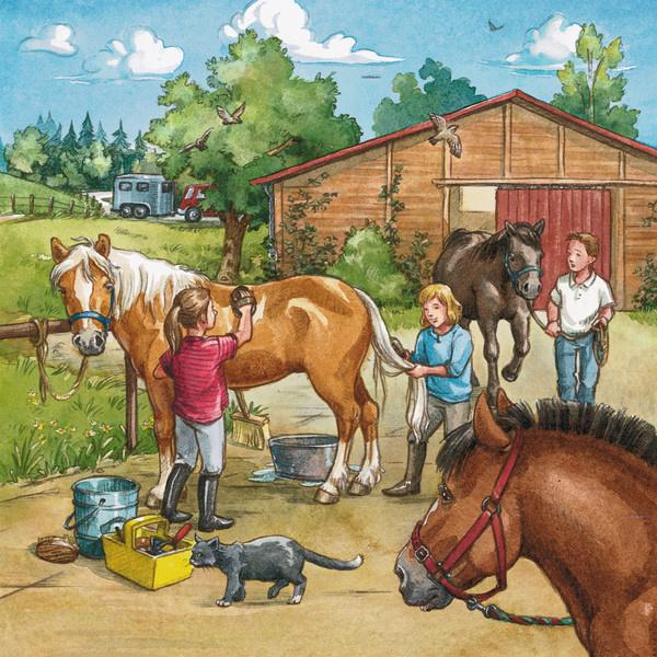 Produktbild Ravensburger Puzzle - Mein Reiterhof, 3 x 49 Teile 2 von 5