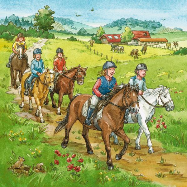 Produktbild Ravensburger Puzzle - Mein Reiterhof, 3 x 49 Teile 3 von 5