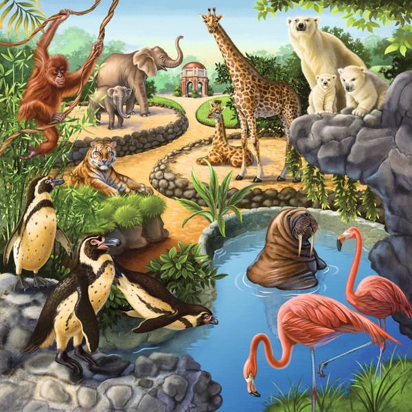 Produktbild Ravensburger Puzzle - Wald-/Zoo-/Haustiere, 3 x 49 Teile 5 von 5
