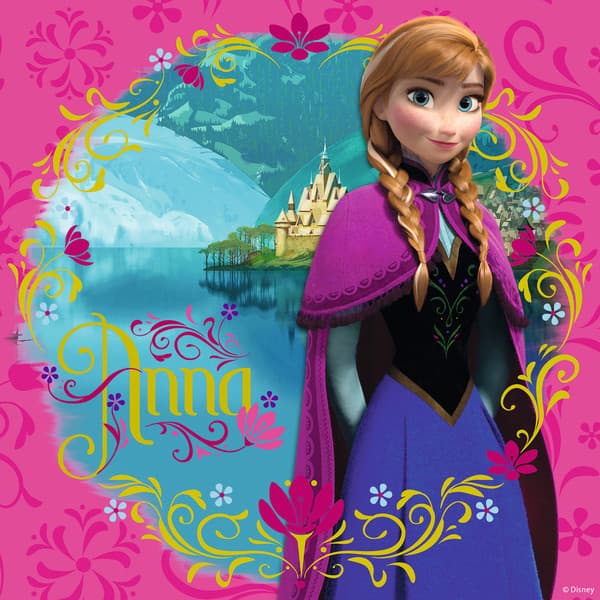 Produktbild Ravensburger Puzzle - Frozen: Elsa, Anna & Olaf, 3x49 Teile 3 von 3