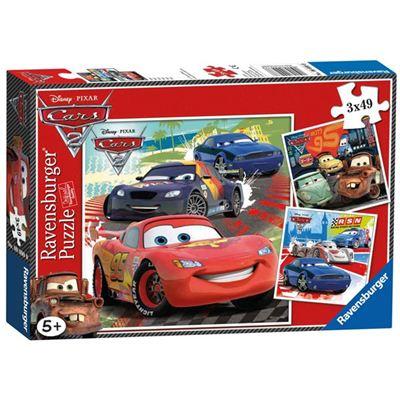 Ravensburger Puzzle - Cars 2 - Weltweiter Rennspaß, 3 x 49 Teile
