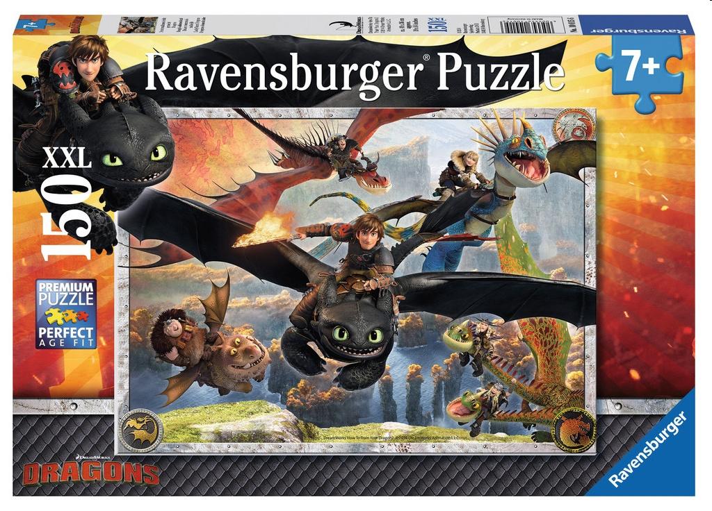 Ravensburger Puzzle - Drachenzähmen leicht gemacht, 150 XXL-Teile