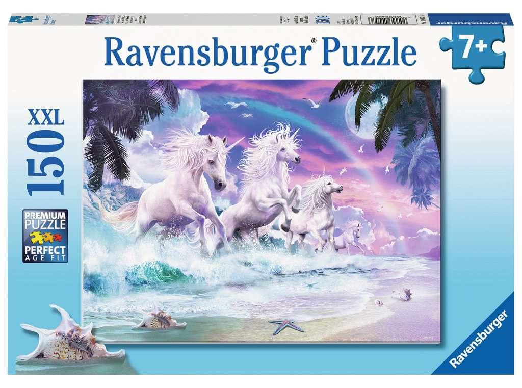 Ravensburger Puzzle - Einhörner am Strand, 150 XXL Teile