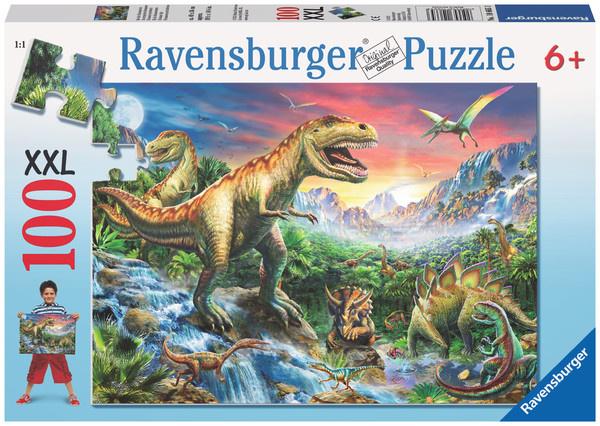 Ravensburger Puzzle - Bei den Dinosauriern, 100 Teile