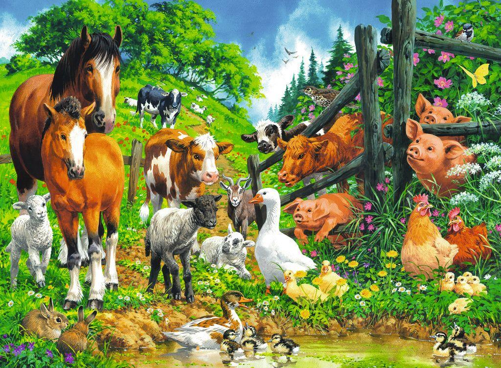 Produktbild Ravensburger Puzzle - Versammlung der Tiere, 100 XXL-Teile 2 von 2